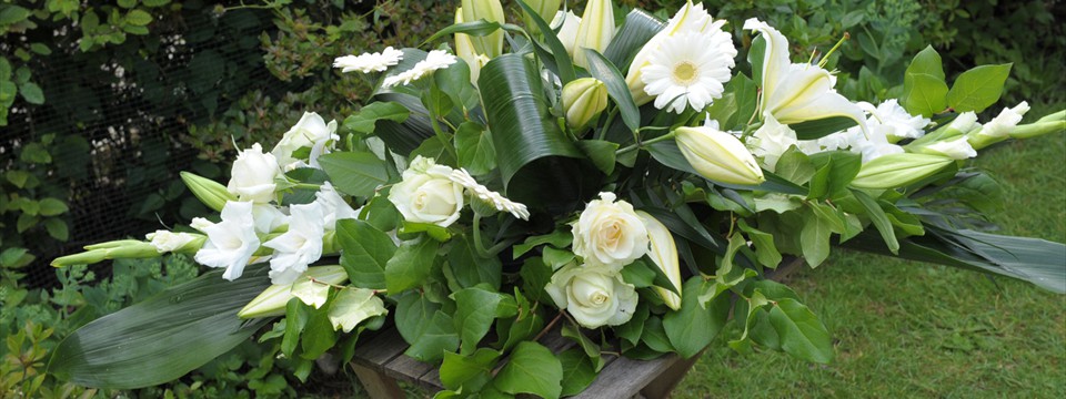 Montage de fleurs fraîches